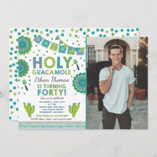 40e anniversaire Fiesta Invitation Saint Guacamole