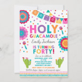 40e anniversaire Fiesta Invitation Saint Guacamole (Devant)