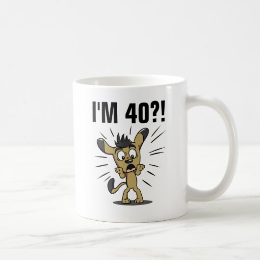40e anniversaire Funny Coffee Mugs (Droite)