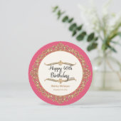 40e anniversaire heureux Invitation de la fête des (Debout devant)