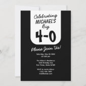 40e anniversaire Invitation (Devant)