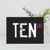 40e anniversaire - Invitation (Debout devant)