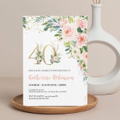 40e anniversaire invitation pour son anniversaire