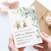 40e anniversaire invitation pour son anniversaire 