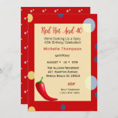 40e anniversaire Invitations (Devant / Derrière)