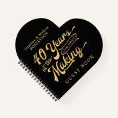 40e anniversaire Livre d'or 40 ans dans la fabrica (Devant)