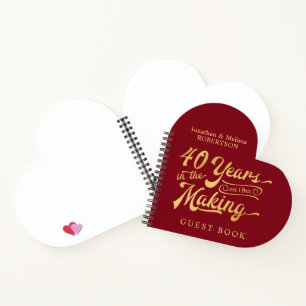 40e anniversaire Livre d'or 40 ans dans la fabrica