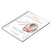 40e anniversaire Livre d'or blanc livre d'or flora (Côté gauche)