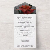 40e anniversaire mariage invitation ruby (À l'intérieur)