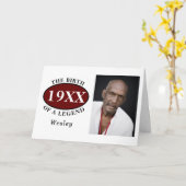 40e anniversaire Modèle photo naissance d'une lége (Fleur jaune)