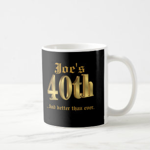 40e anniversaire Mug personnalisé