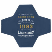 40e anniversaire Né 1983 Nom du monogramme Légende (Plat)