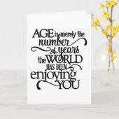 **40E** ANNIVERSAIRE POUR UNE CARTE "PERSONNE SPÉC (Fleur jaune)