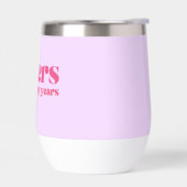 40e anniversaire, Retro Purple & Pink "encourage à (Gauche)