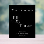 40e anniversaire RIP 30s Fête Bienvenue (Neutre)