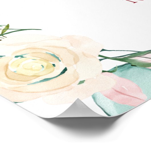 40e anniversaire Ruby Heart Affiche de bienvenue f (Coin)