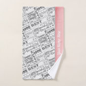 40e anniversaire spécial cadeaux personnalisés (Serviette à main)