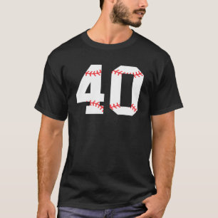 40e Baseball 40e verjaardag T-shirt