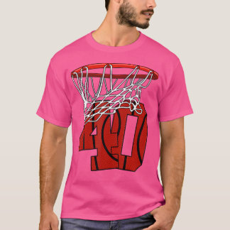 40e basketbalverjaardag - basketbal en streetba t-shirt
