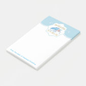 40e Birthday Angel met hoogte Post-it® Notes (Schuin)