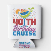 40e Birthday Cruise Blikjeskoeler (Achterkant)