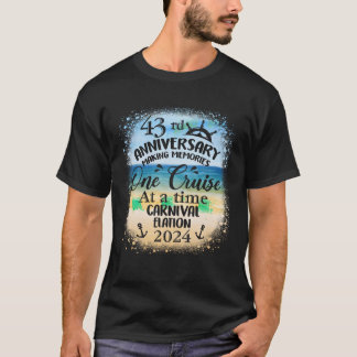 40e bruiloft Jubileum Cruise Making Memories CR T-shirt