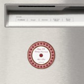 40e bruiloft Jubileum magneet (Insitu (Vaatwasser))