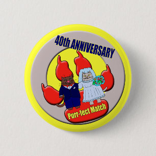 40e Button Jubileum bruiloft