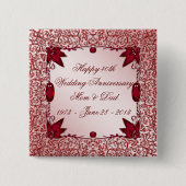 40e Button Jubileum bruiloft (Voorkant)