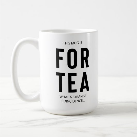 40e cadeau d'anniversaire Funny Tea Mug for Tea Dr (Gauche)