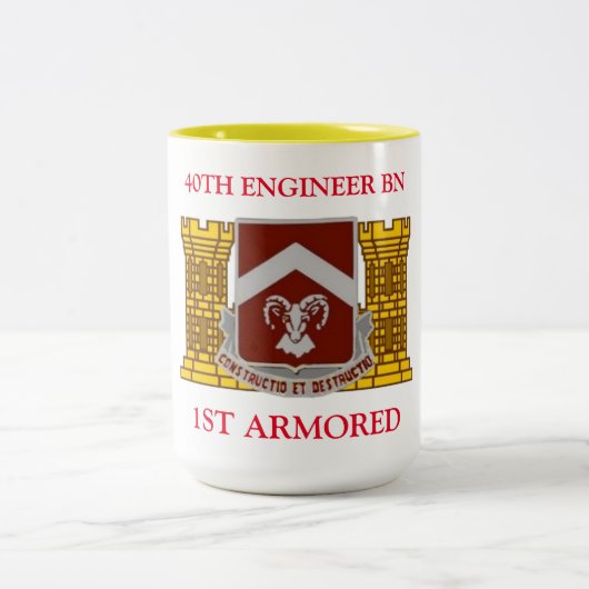 40E ENGINEER BATTALION 1STE GEARMOREERDE MOK (Center)