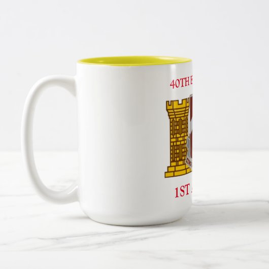 40E ENGINEER BATTALION 1STE GEARMOREERDE MOK (Links)