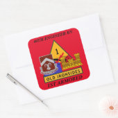 40E ENGINEER BATTALION 1STE GEARMOREERDE STICKERS (Envelop)