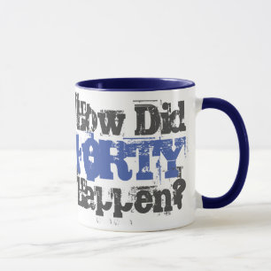 40e geboorte-cadeau - Mok met tweetone koffie