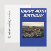 40e geboortedag (Voorkant / Achterkant)