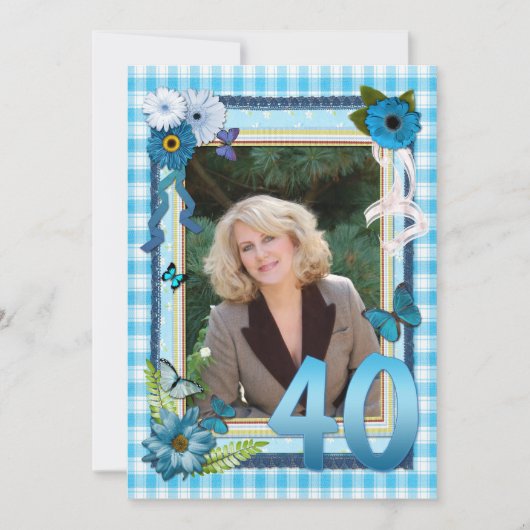 40e invitation à la fête d'anniversaire de la phot (Devant)