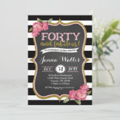 40e Invitation à l'anniversaire : 40e anniversaire (Debout devant)