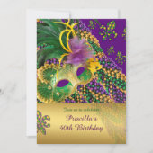 40e invitation anniversaire, 40e, Masquerade, Véné (Devant)