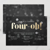 40e Invitation Quarante (Devant / Derrière)