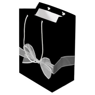 40e Jubileum Bow op zwart Medium Cadeauzakje