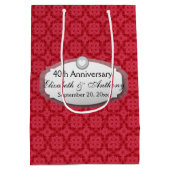 40e Jubileum Jubileum Rood Z06 Medium Cadeauzakje (Achterkant)