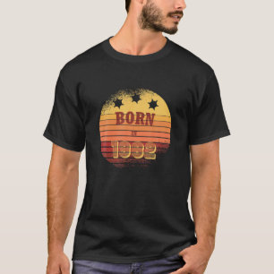 40e Jubileum Klassieke Retro Zonnegeboorte T-shirt