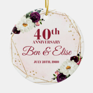 40e Jubileum Ornament Ruby Jubileum