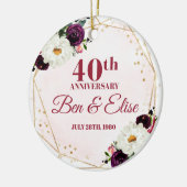 40e Jubileum Ornament Ruby Jubileum (Links)