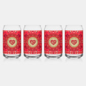 40e Jubileum Ruby Blikvorm Glas (Achterkant)