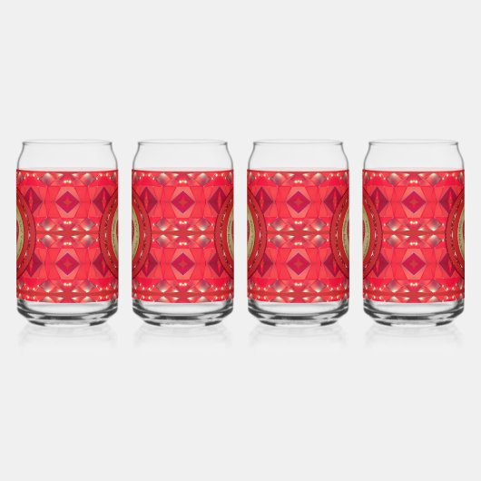 40e Jubileum Ruby Blikvorm Glas (Rechts)