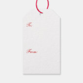 40e Jubileum Ruby Hearts Cadeaulabel (Achterkant)