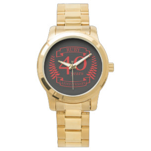 40e JUBILEUM RUBY Horloge