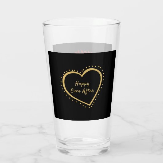 40e Jubileum Ruby Wedding Gift Personalized Glas (Achterkant)