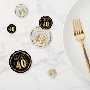 40e Jubileum / Verjaardag Confetti